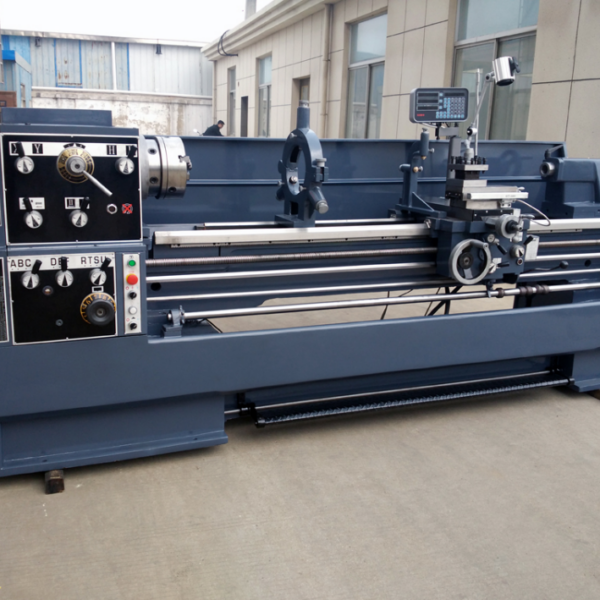 C6266E x 3000mm Heavy-Duty Manual Lathe | 105mm Spindle Bore &7.5KW Powerful Drive