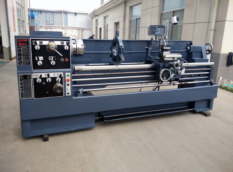 C6266E x 3000mm Heavy-Duty Manual Lathe | 105mm Spindle Bore &7.5KW Powerful Drive