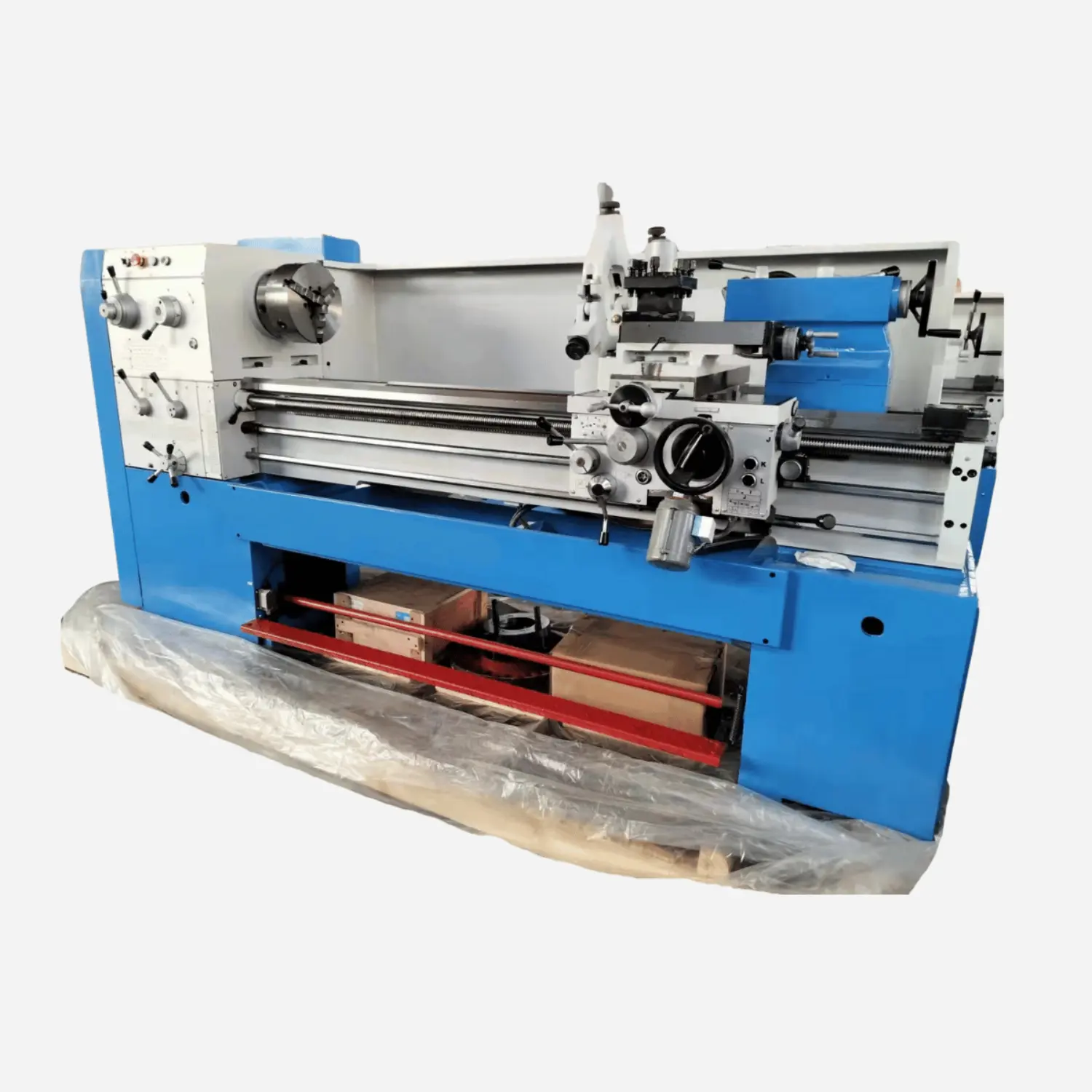 CD6250C Precision Manual Lathe | Ø80mm Extra-Large Spindle Bore | 1500mm Distance Between Centers | High-Torque Conventional Lathe