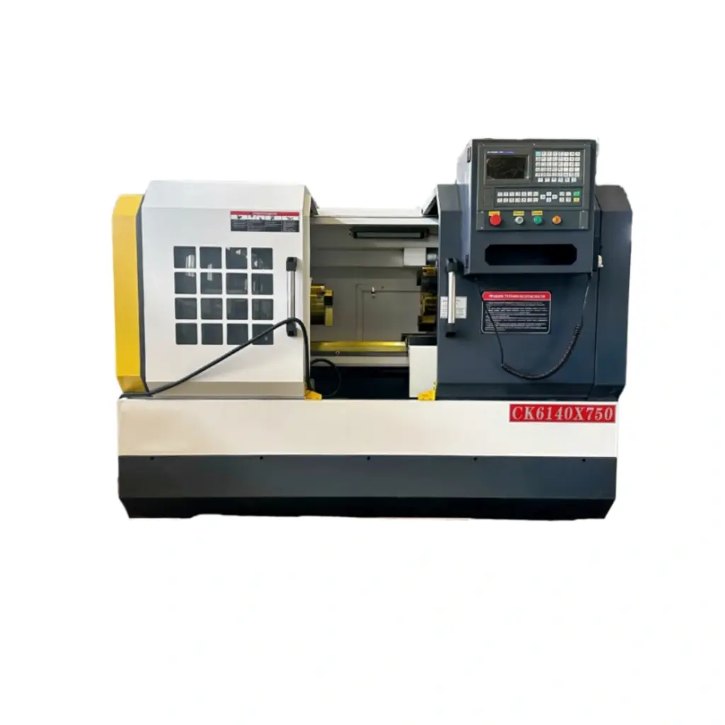 CK6140 High-Precision CNC Lathe Machine | 4-Station Electric Turret & GSK/Fanuc Control Turning Center