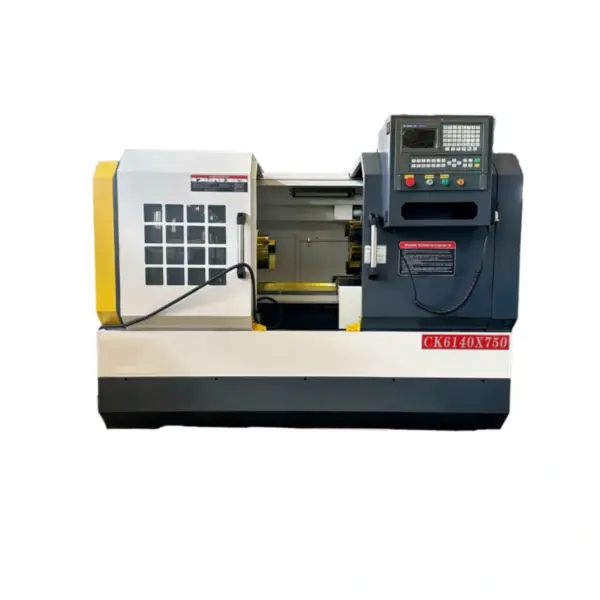 CK6140 High-Precision CNC Lathe Machine | 4-Station Electric Turret & GSK/Fanuc Control Turning Center