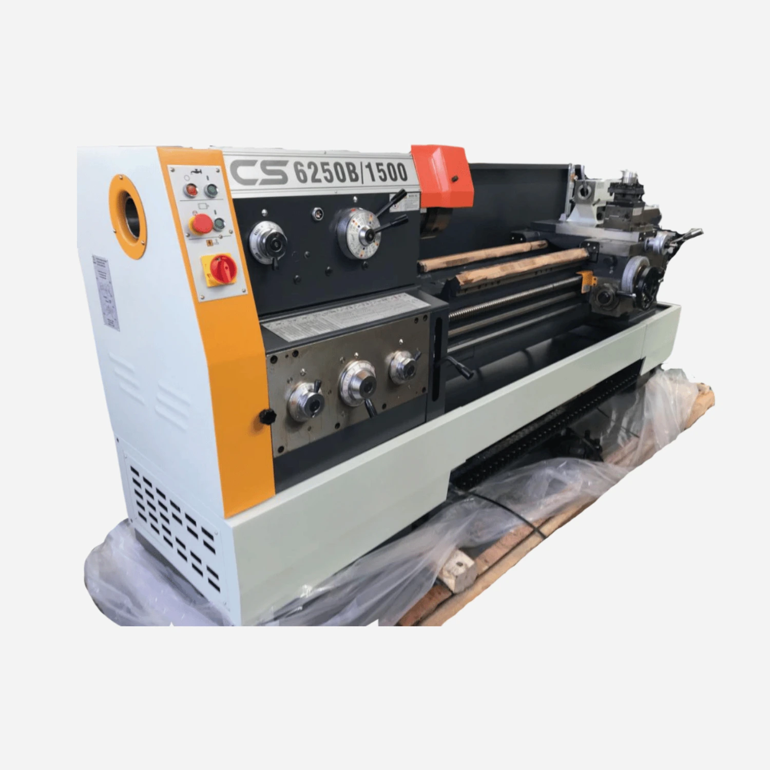 CS6266B Industrial Conventional Lathe | Ø82mm Large Spindle Hole | 7.5kW High-Torque Manual Machine