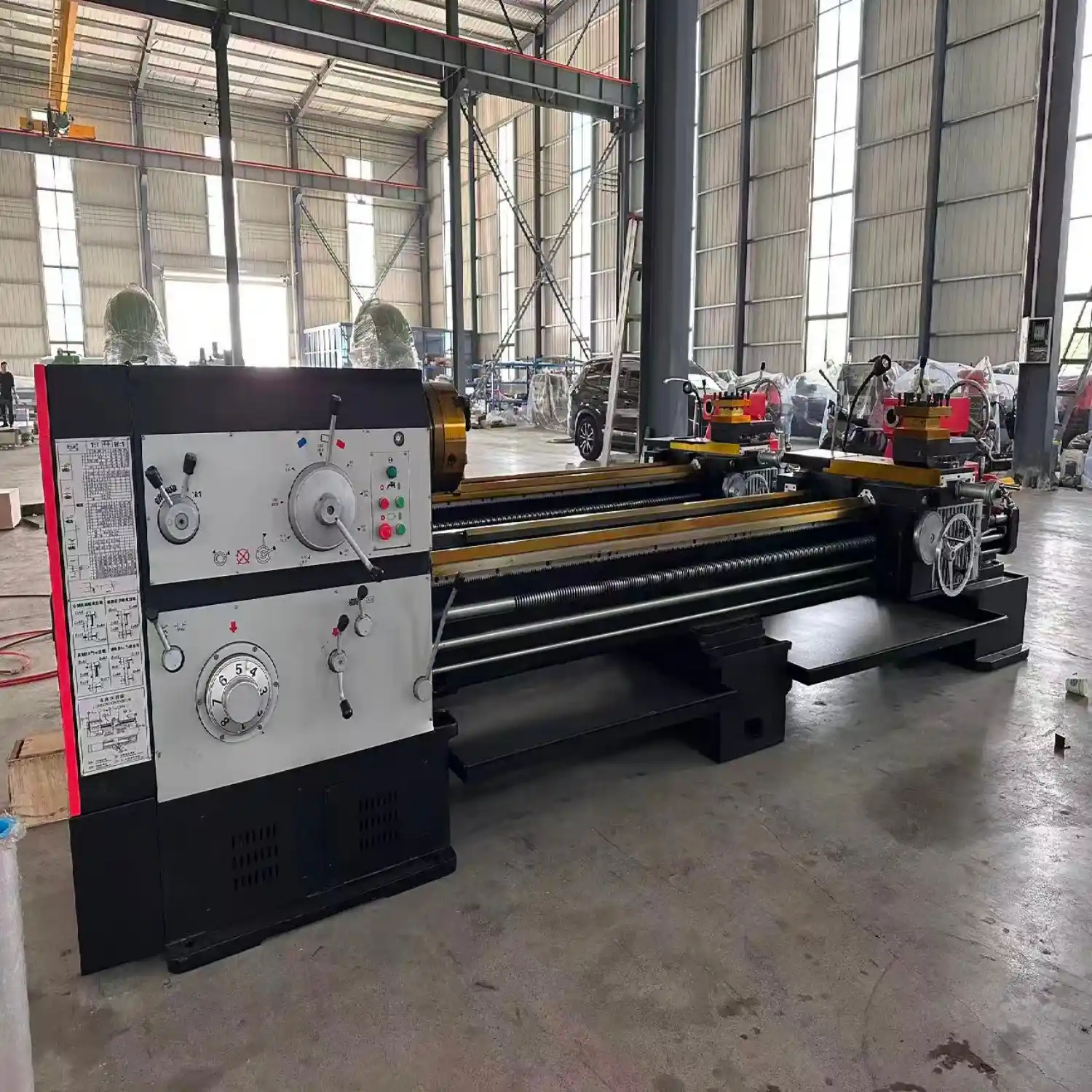 CW6163B x 3000mm Horizontal Manual Lathe | Ø105mm Spindle Bore | 11kW Heavy-Duty Power | 550mm Bedway Width