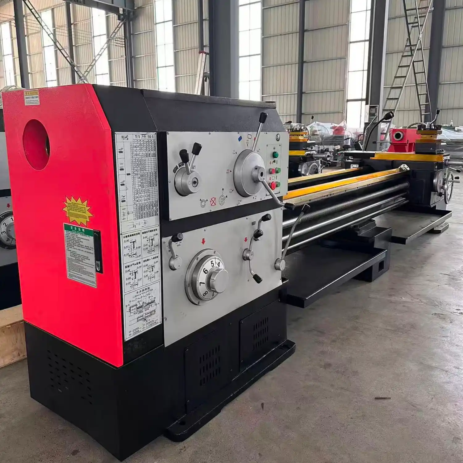 CW6163B x 3000mm Horizontal Manual Lathe | Ø105mm Spindle Bore | 11kW Heavy-Duty Power | 550mm Bedway Width