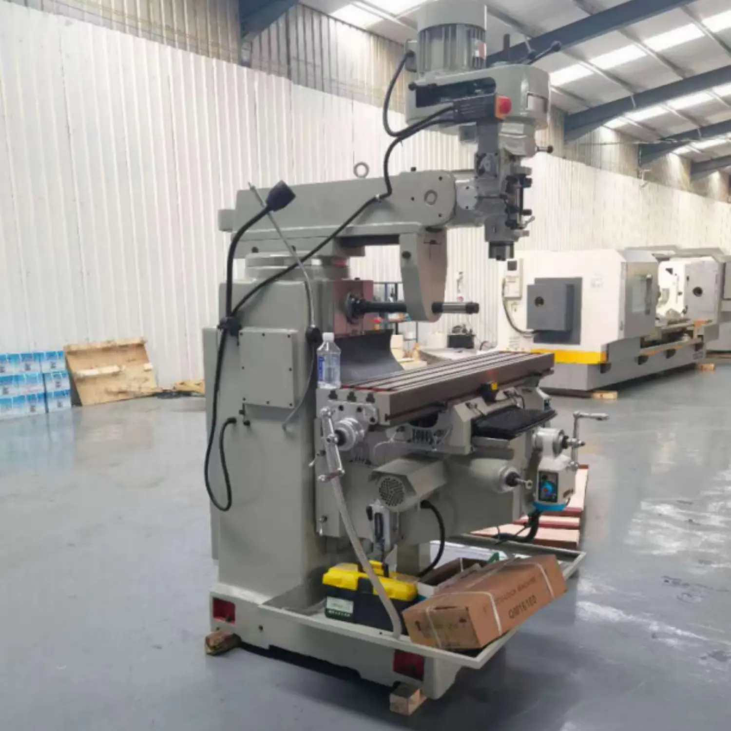 NO.4 Turret Milling Machine | 1270x254mm Worktable | High-Precision R8 Spindle | 3HP Professional Vertical Miller