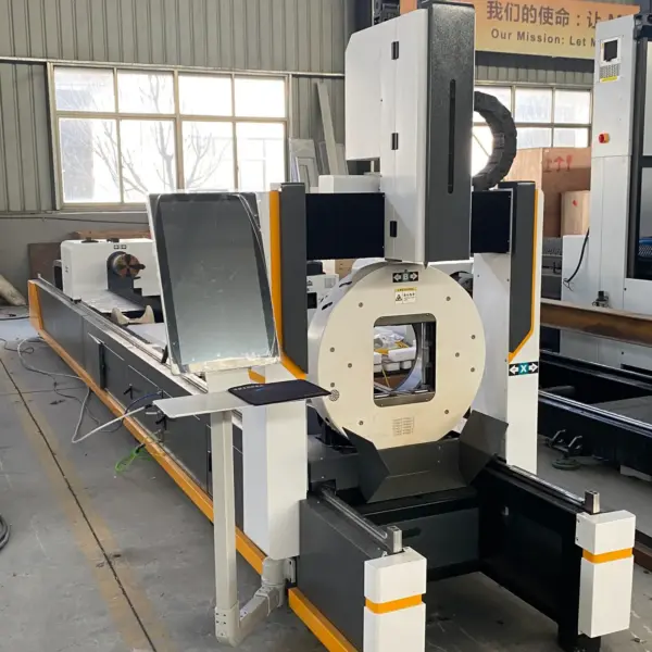 T6024 CNC Fiber Laser Tube Cutting Machine - 3000W High-Precision Rotary Pipe Laser Cutter for 6m Metal Profiles