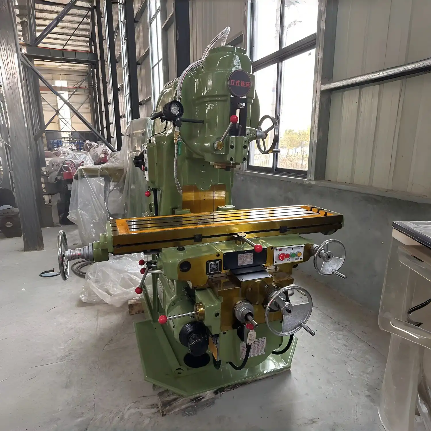 X5040 Heavy-Duty Vertical Milling Machine | ISO 50 Taper | 11kW High-Power Spindle | 1700mmx400mm Precision Workbench Power Milling