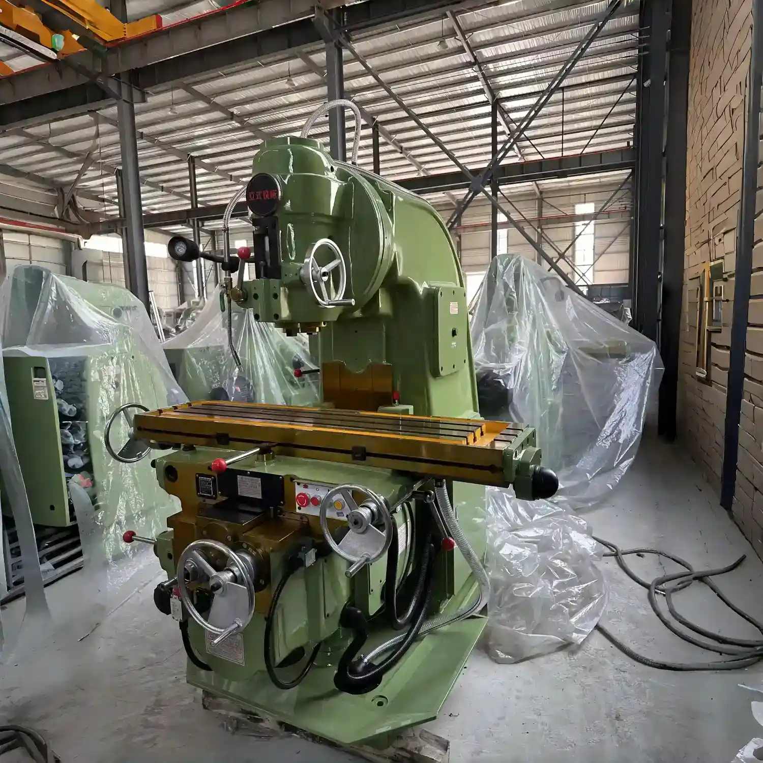 X5040 Heavy-Duty Vertical Milling Machine | ISO 50 Taper | 11kW High-Power Spindle | 1700mmx400mm Precision Workbench Power Milling