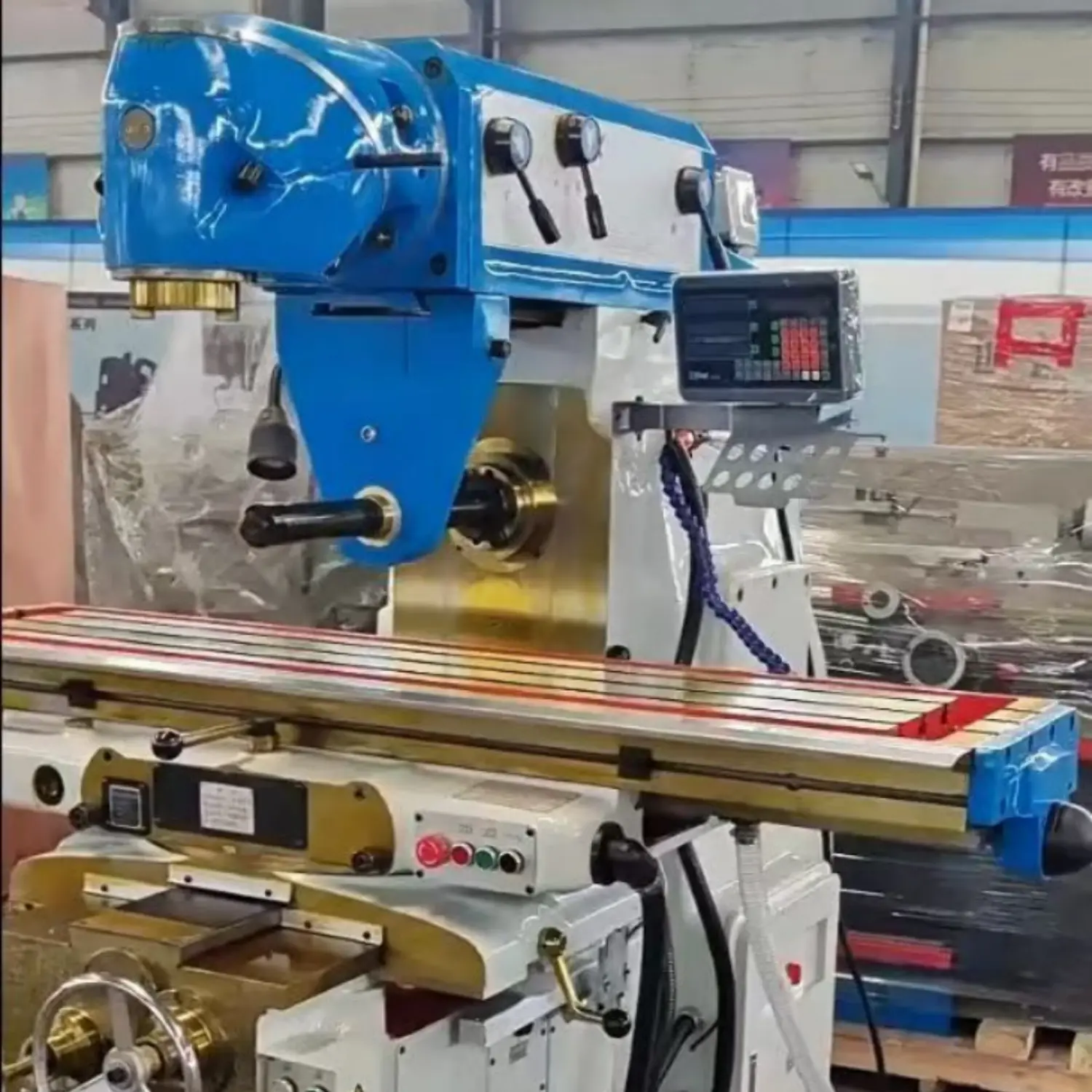 X6240 Universal Milling Machine | 2000x400mm Large Workbench | ISO50 Dual Spindle System | 11kW Heavy-Duty Multi-Functional Miller