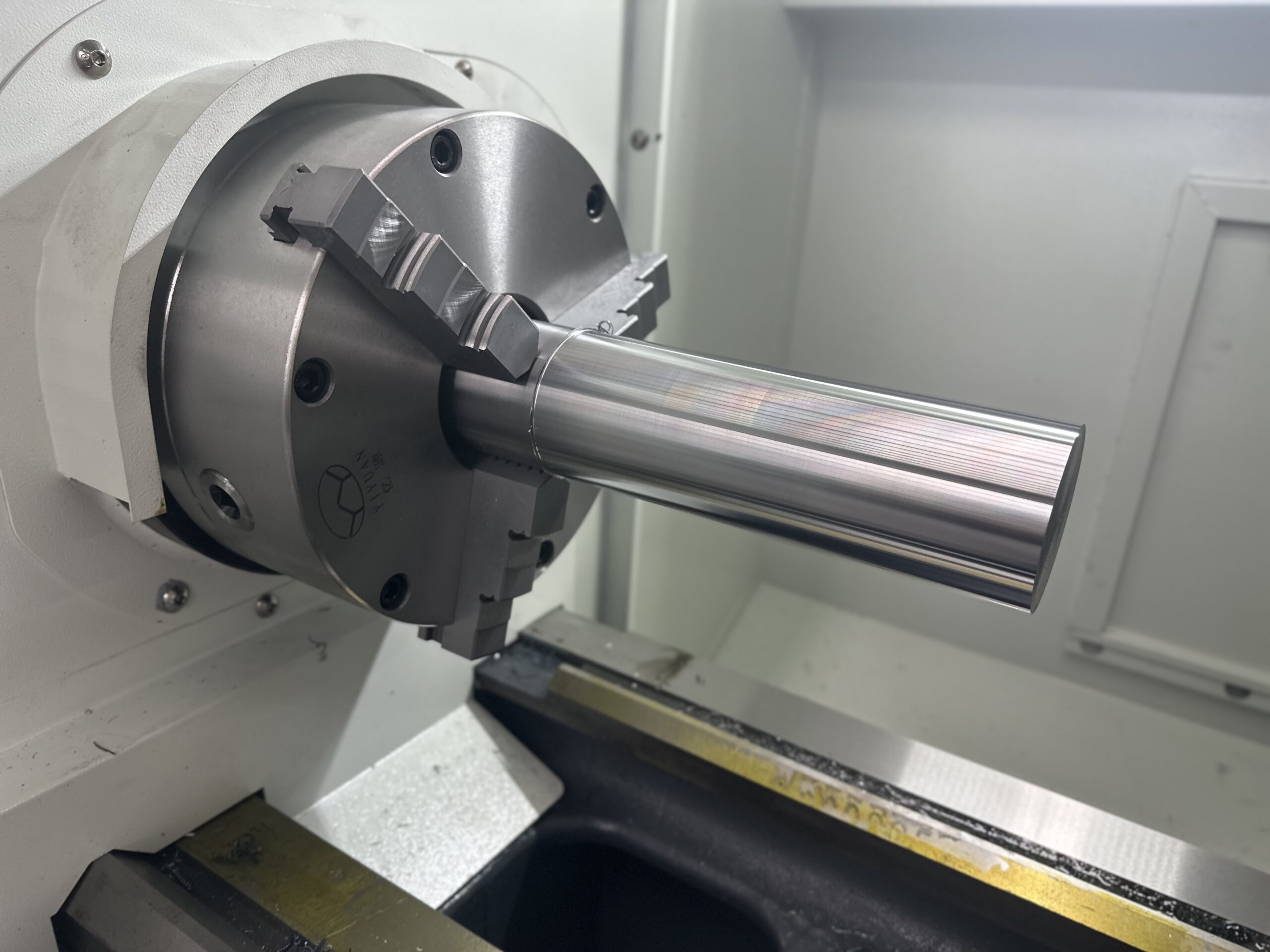 CNC Lathe Machine Test Machining Before Shipment